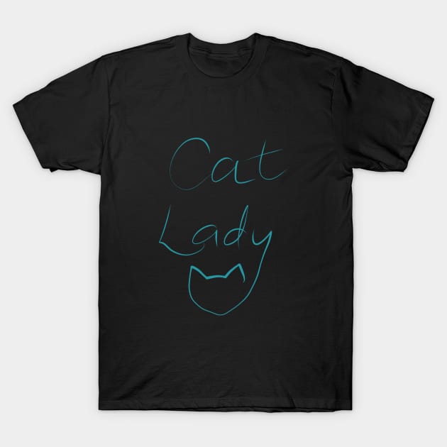 Cat Lady T-Shirt by larissah94